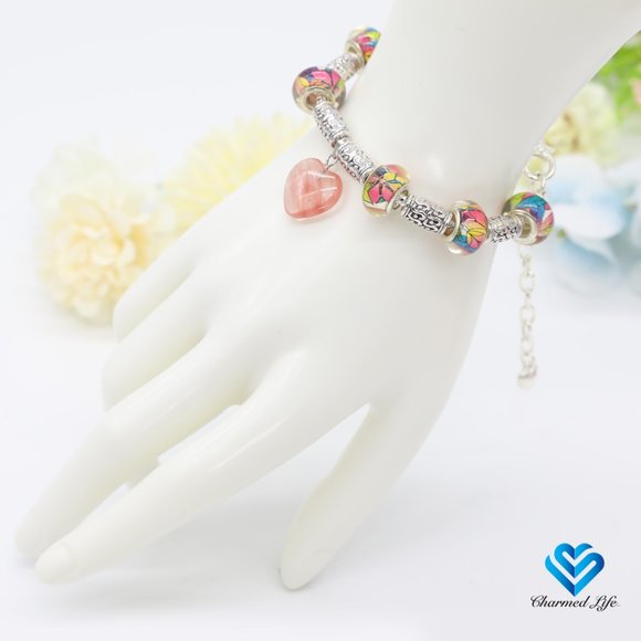 European Charm Bracelet - Daring Heart (0804) - Picture 2 of 4